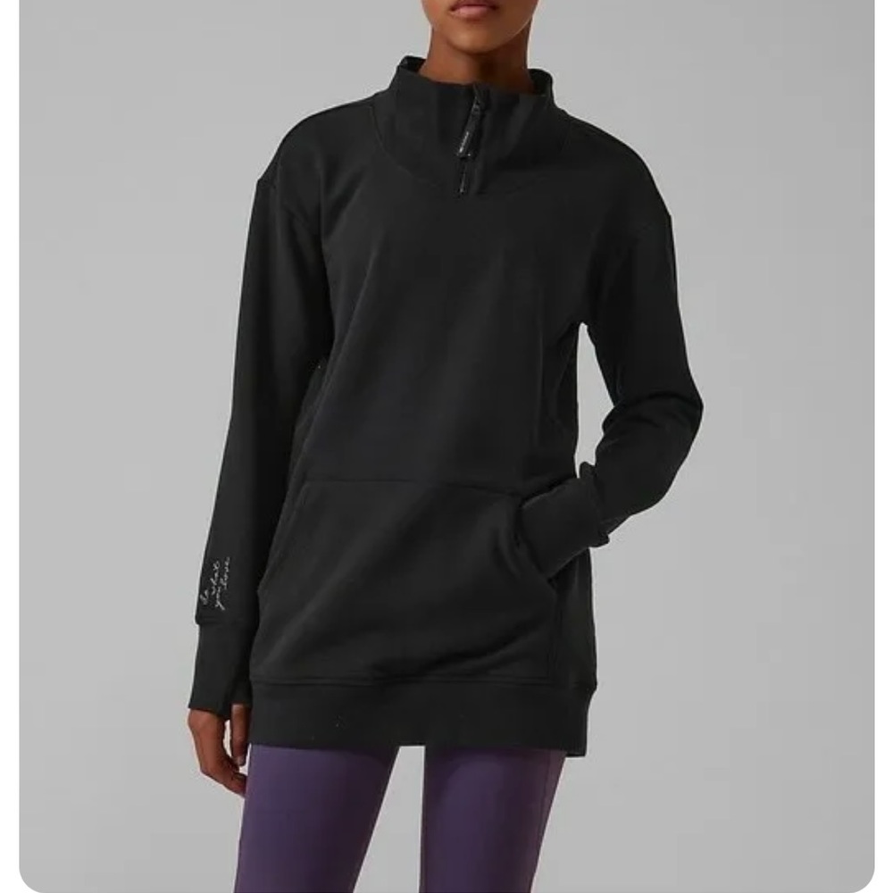 Athleta Girl Retroactive Half Zip Sweatshirt